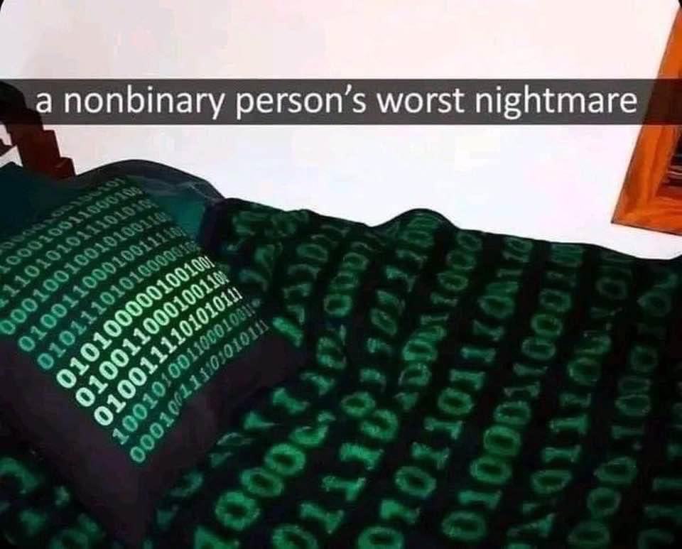 Obrázek binary bed sheets
