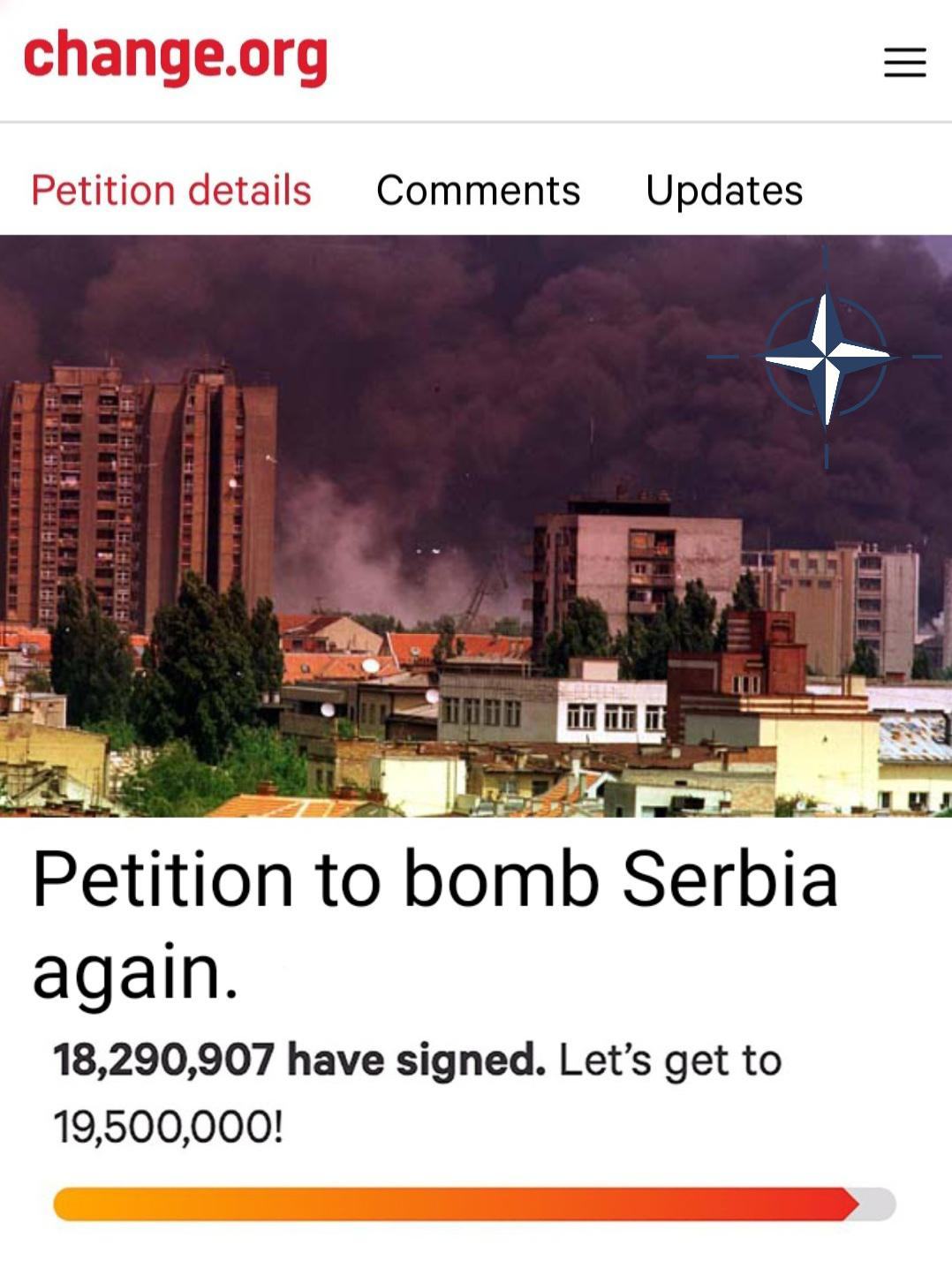 Obrázek bomb serbia again