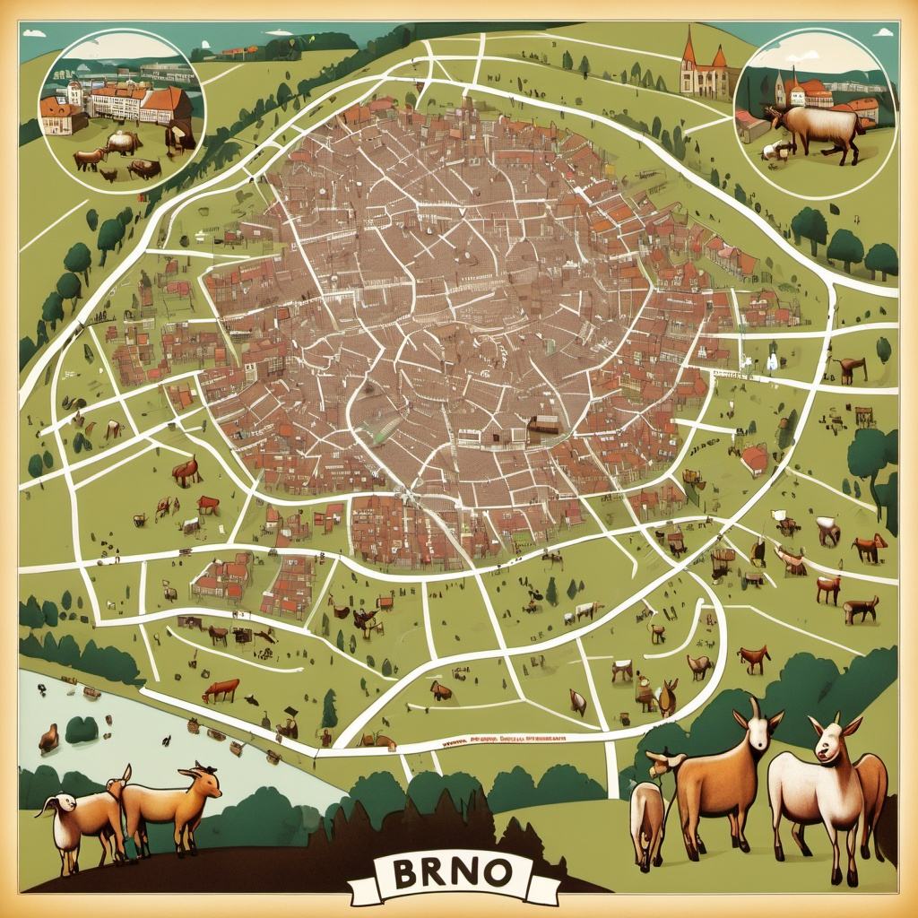 Obrázek brno mapa