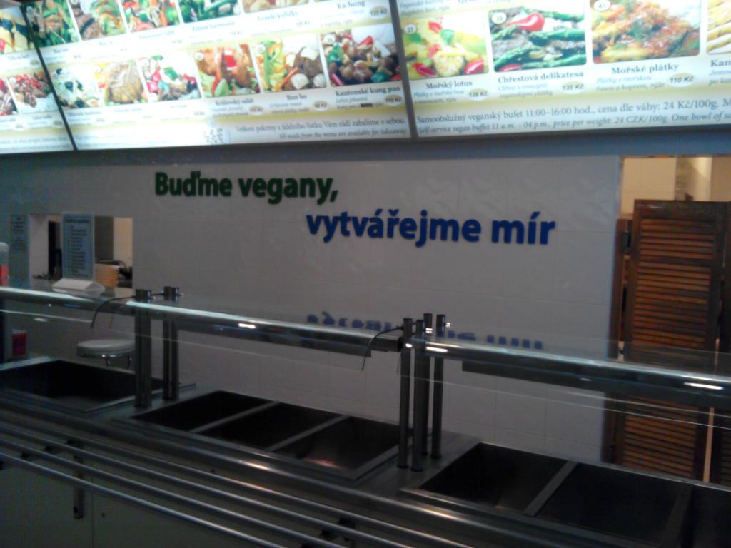 Obrázek bud vegan - posilis mir