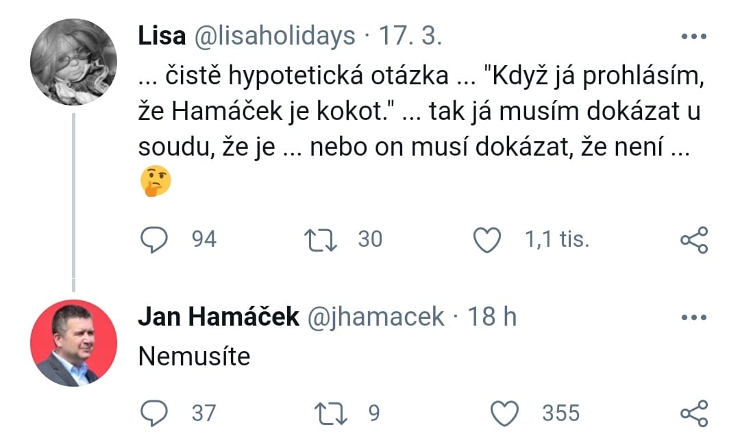 Obrázek bude to muset dokazovat on