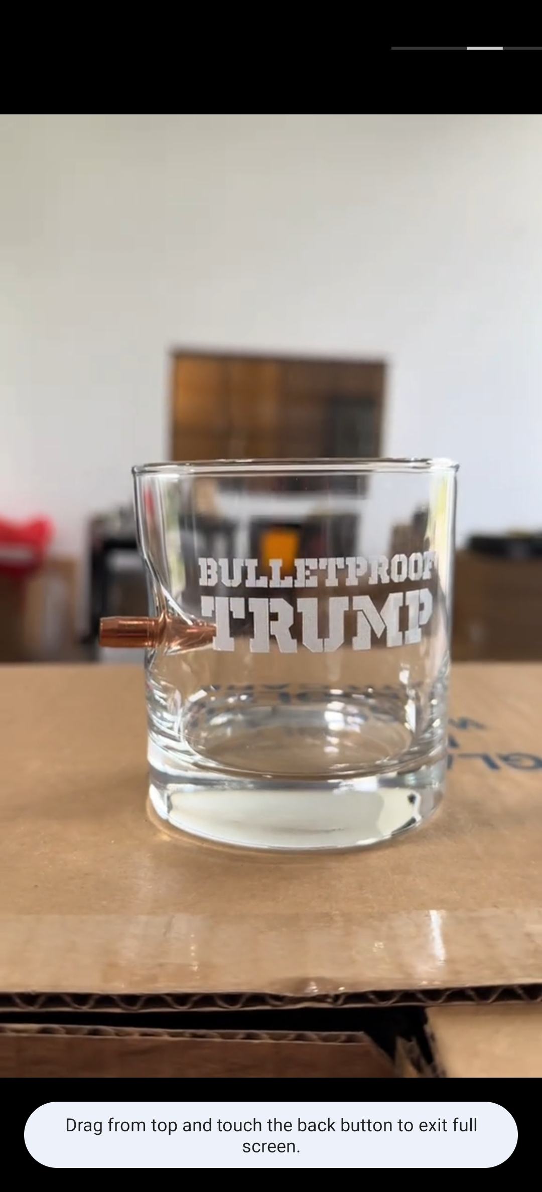 Obrázek bulletproof trump