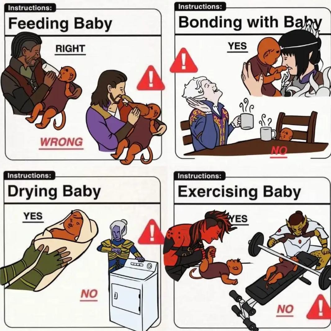 Obrázek caring of baby BG3 edition