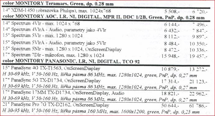 Obrázek cenik z roku 1997 03