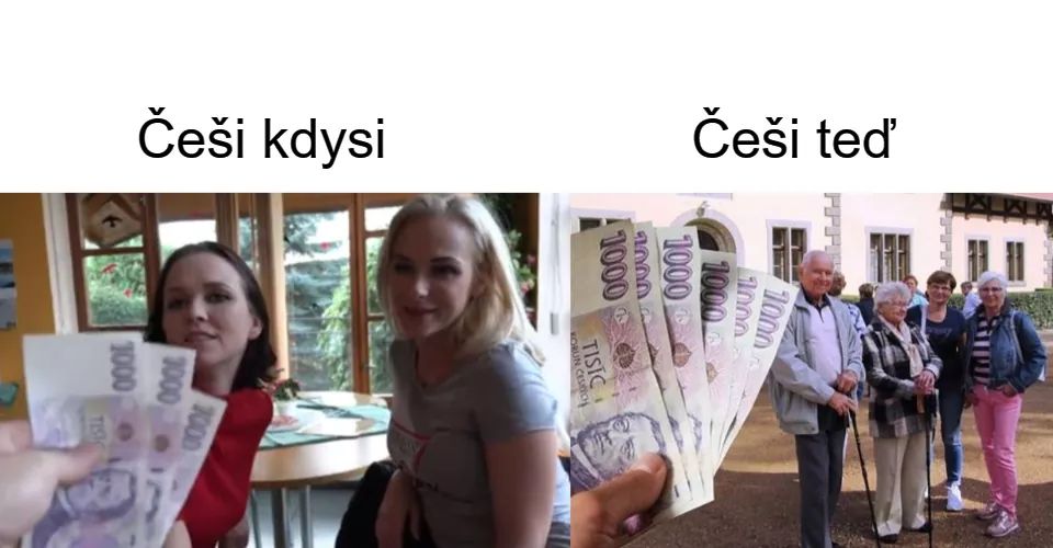 Obrázek cesi kdysi cesi dnes