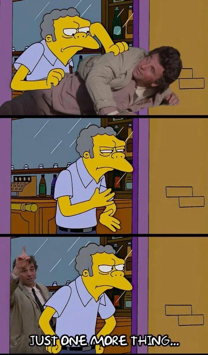 Obrázek colombo simpsons crossover