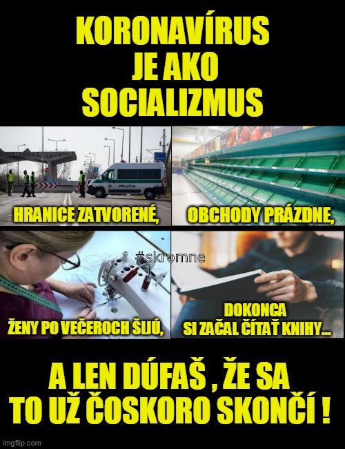 Obrázek corona a socializmus