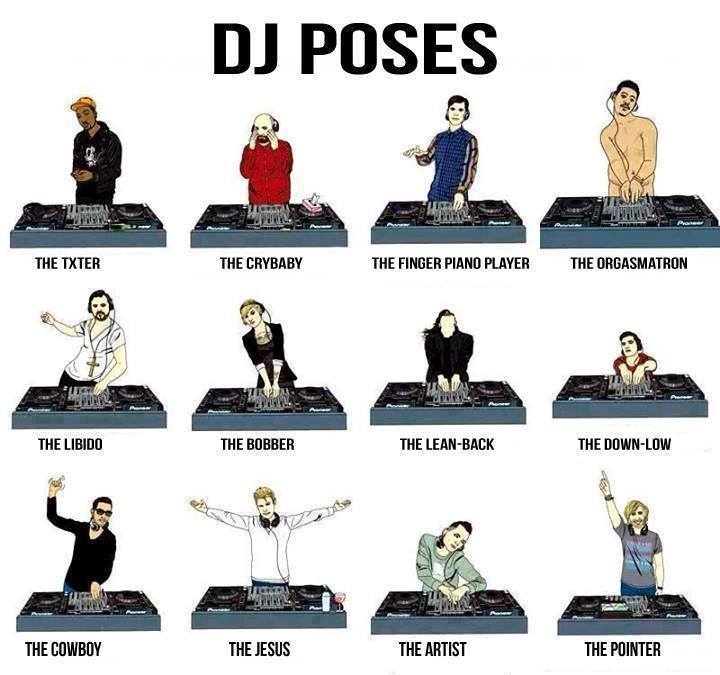 Obrázek dj poses