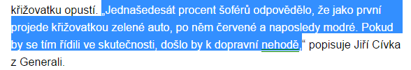 Obrázek dopravni spek a absence logickeho mysleni