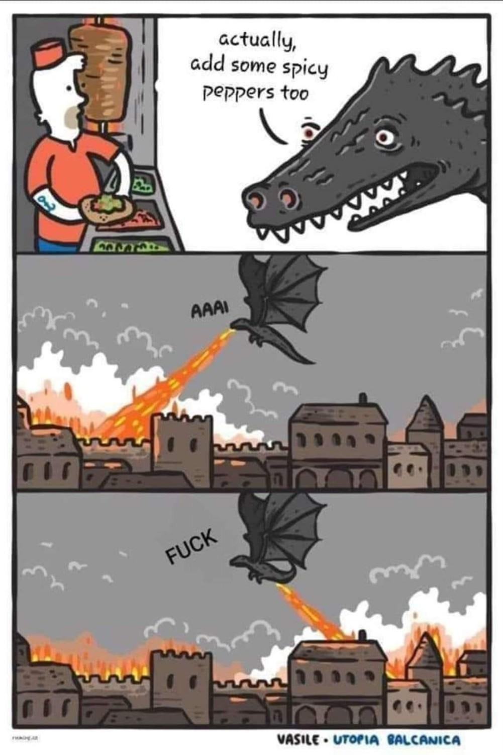 Obrázek dracarys tacoooo