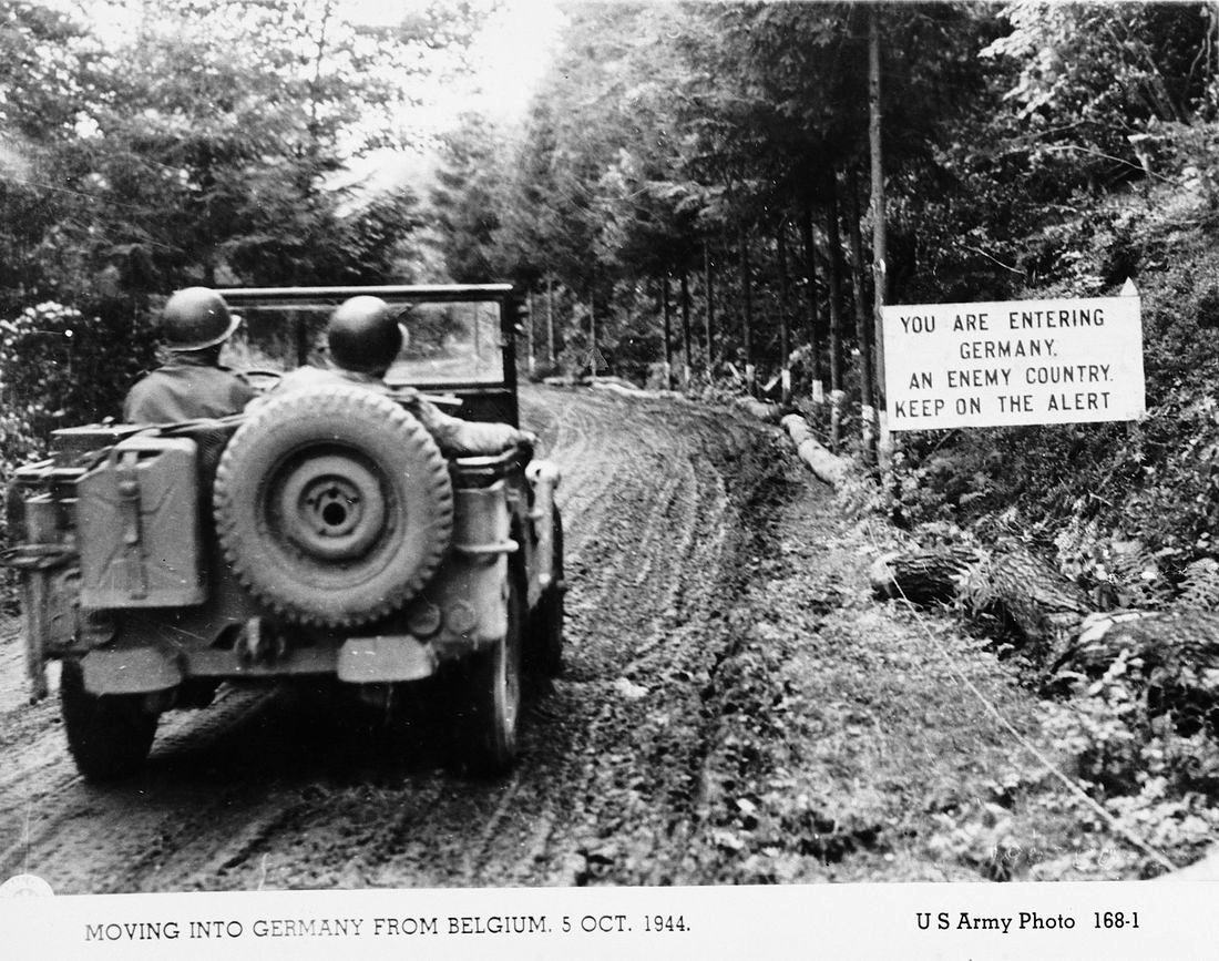 Obrázek entering germany