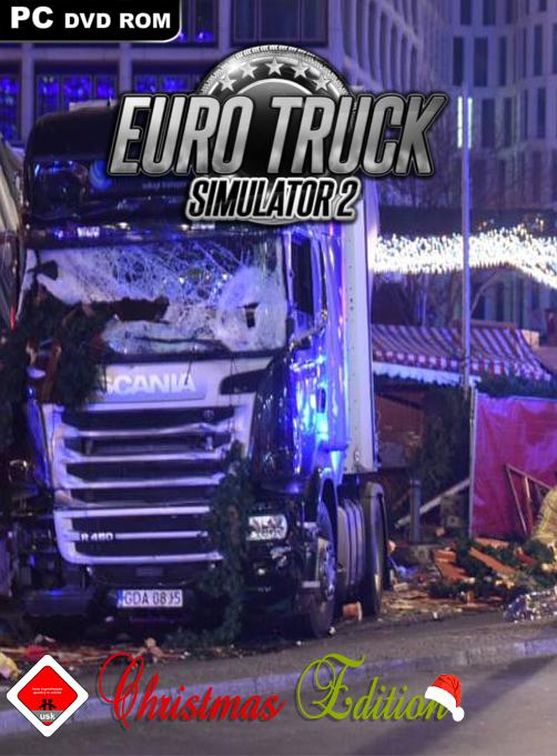 Obrázek eurotruck simulator christmas edition