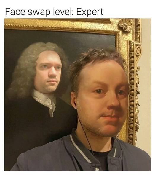 Obrázek face swap lvl expert