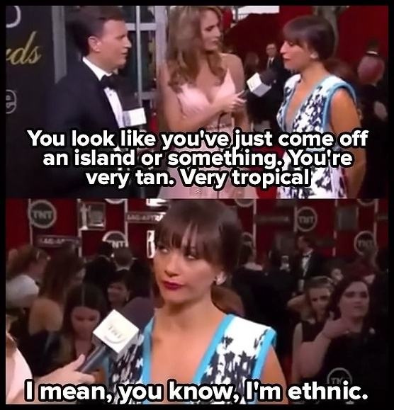 Obrázek for those who don t know rashida jones is mixed this reporter s a retard 540