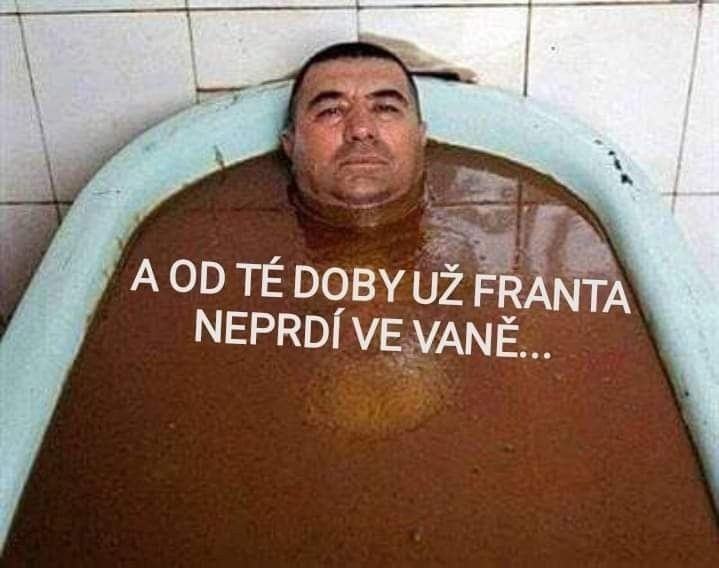 Obrázek franta ve vane