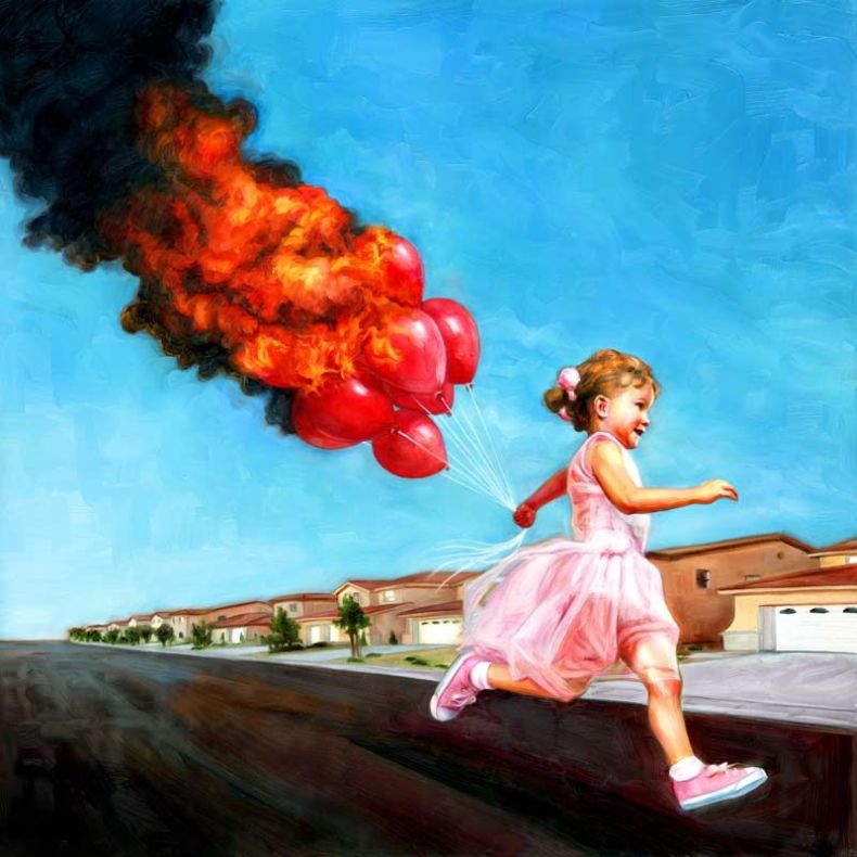 Obrázek holcicka a balonky