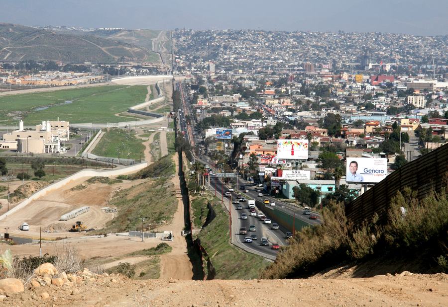 Obrázek hranice Mexico USA