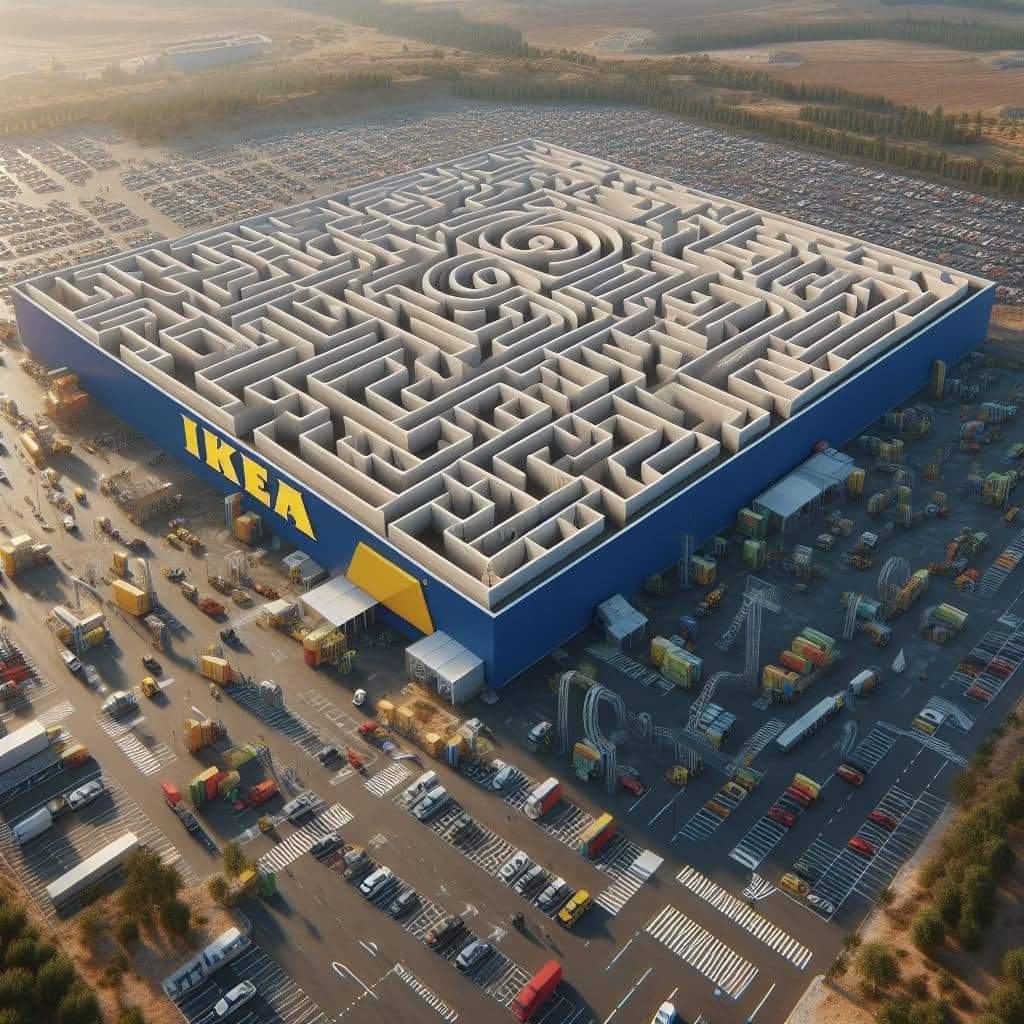 Obrázek ikea labirint