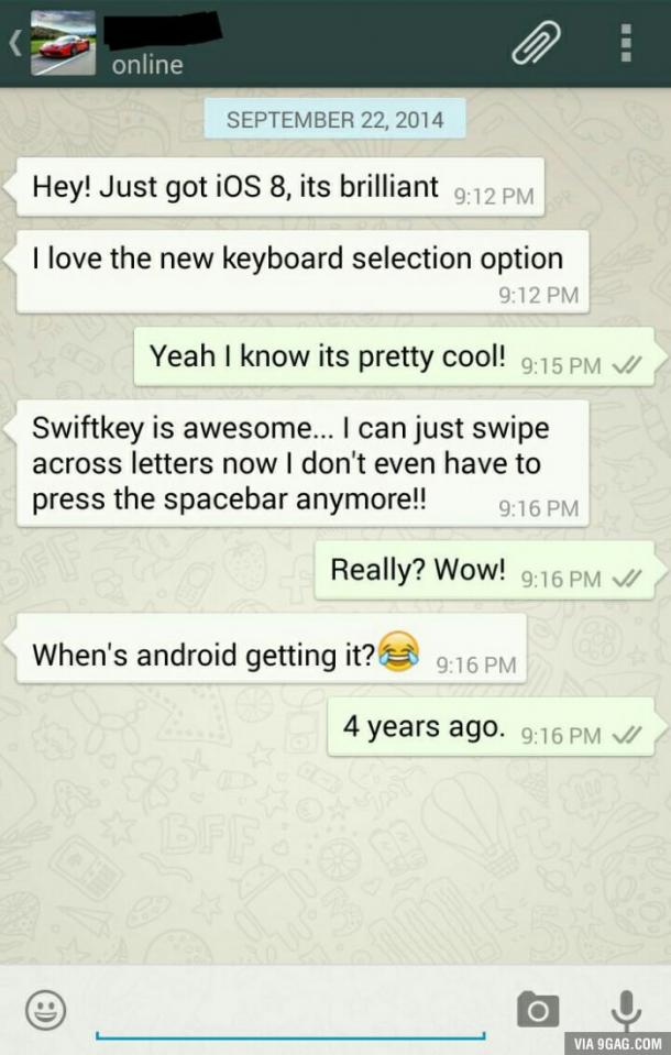 Obrázek ios8 swiftkey