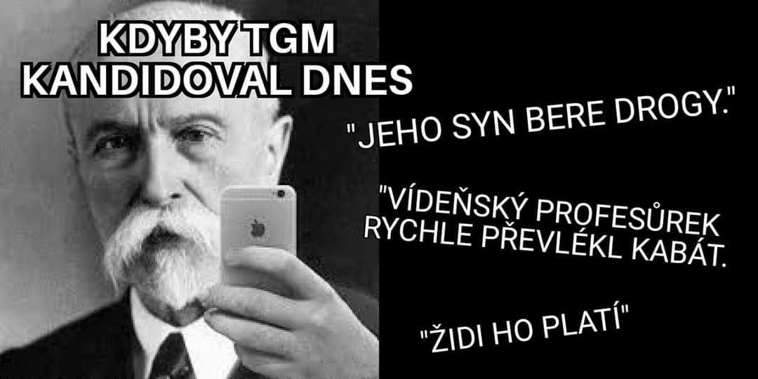 Obrázek kdyby TGM kandidoval