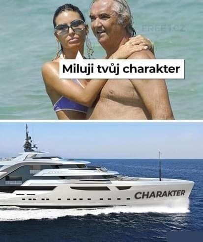 Obrázek miluji tvuj charakter