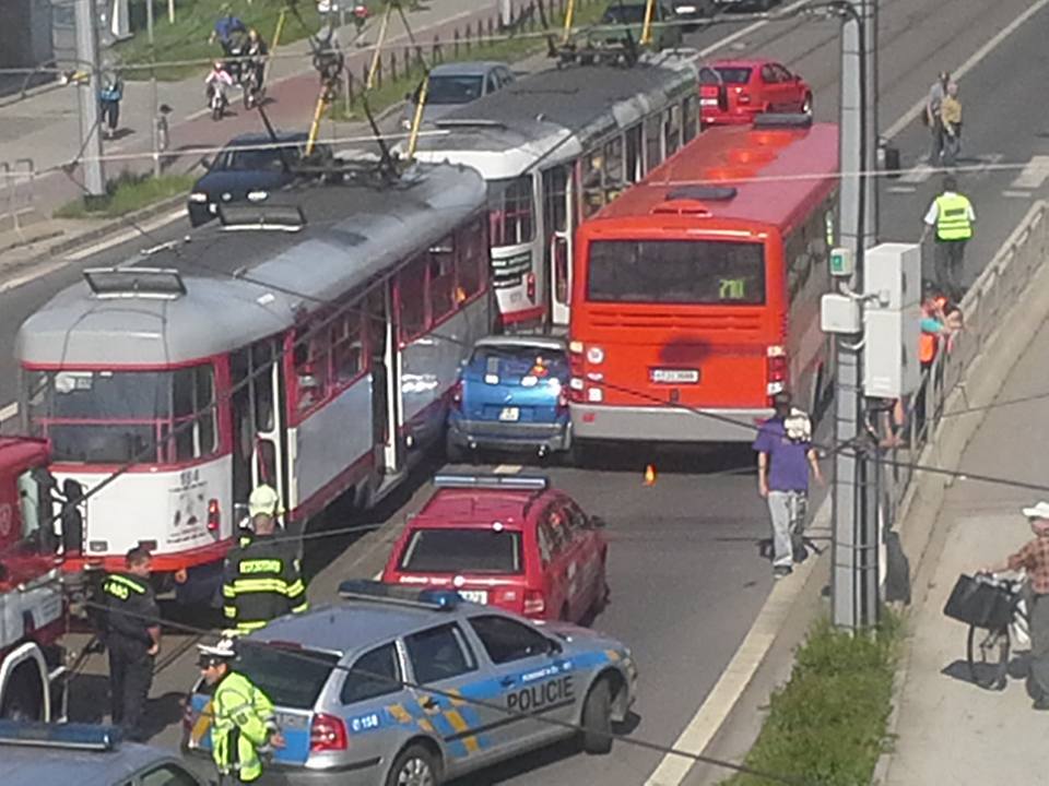 Obrázek nehoda v Olomouci