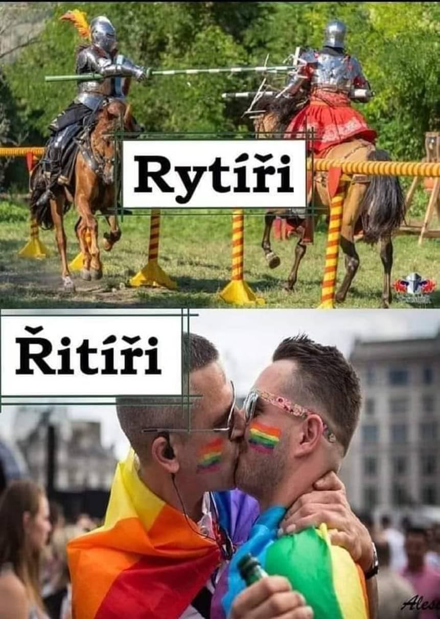 Obrázek nejsou rytiri jako ritiri