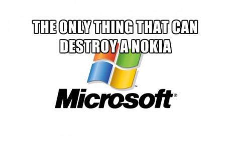 Obrázek nokia destroyed