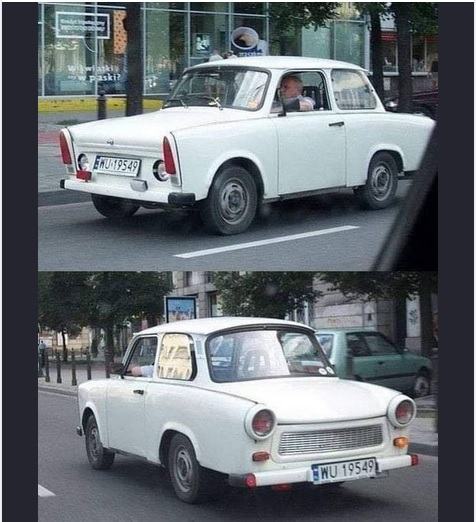 Obrázek obraceny trabant