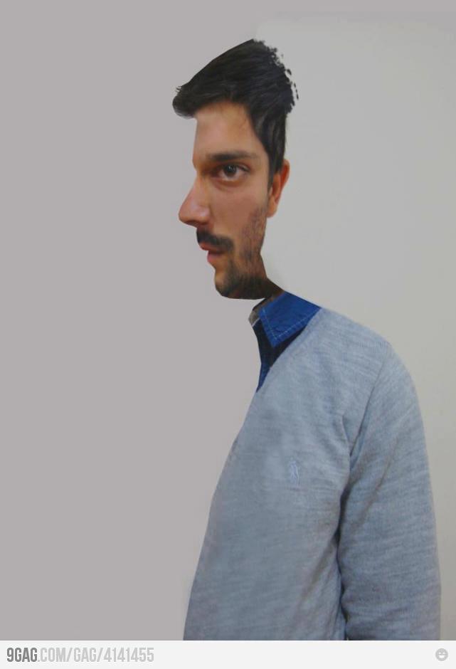 Obrázek optical illusion - mark zuckerberg