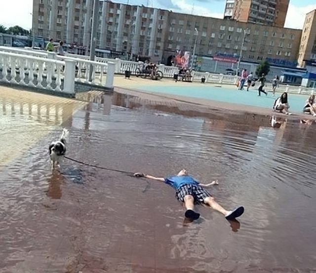 Obrázek osvezeni ve meste