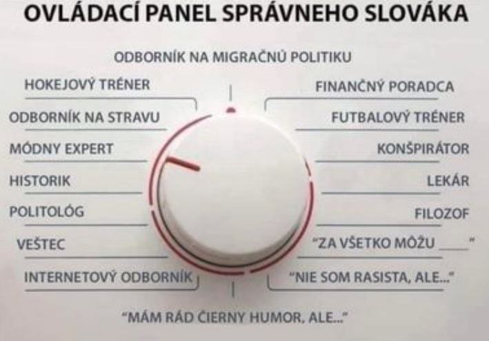 Obrázek ovladaci panel narodne orientovaneho slopaka