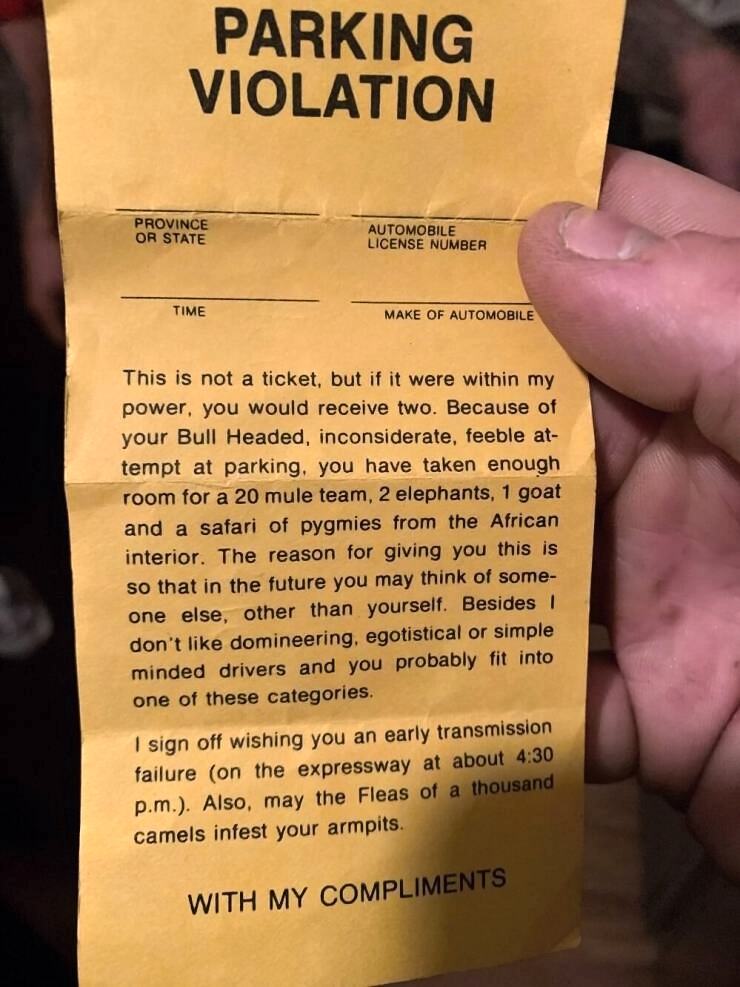 Obrázek parking violation