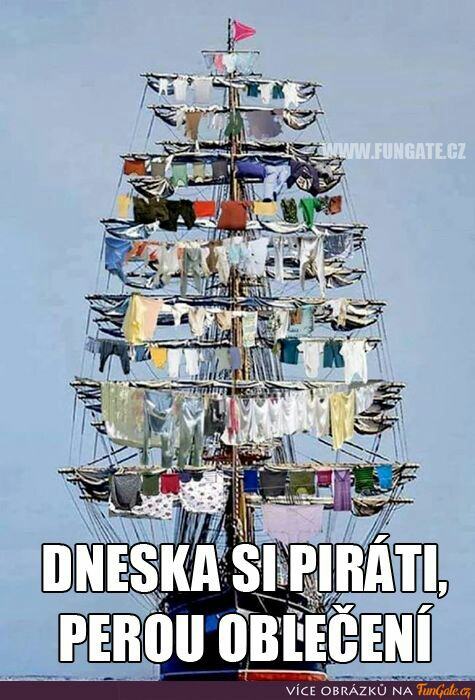 Obrázek pirati perou