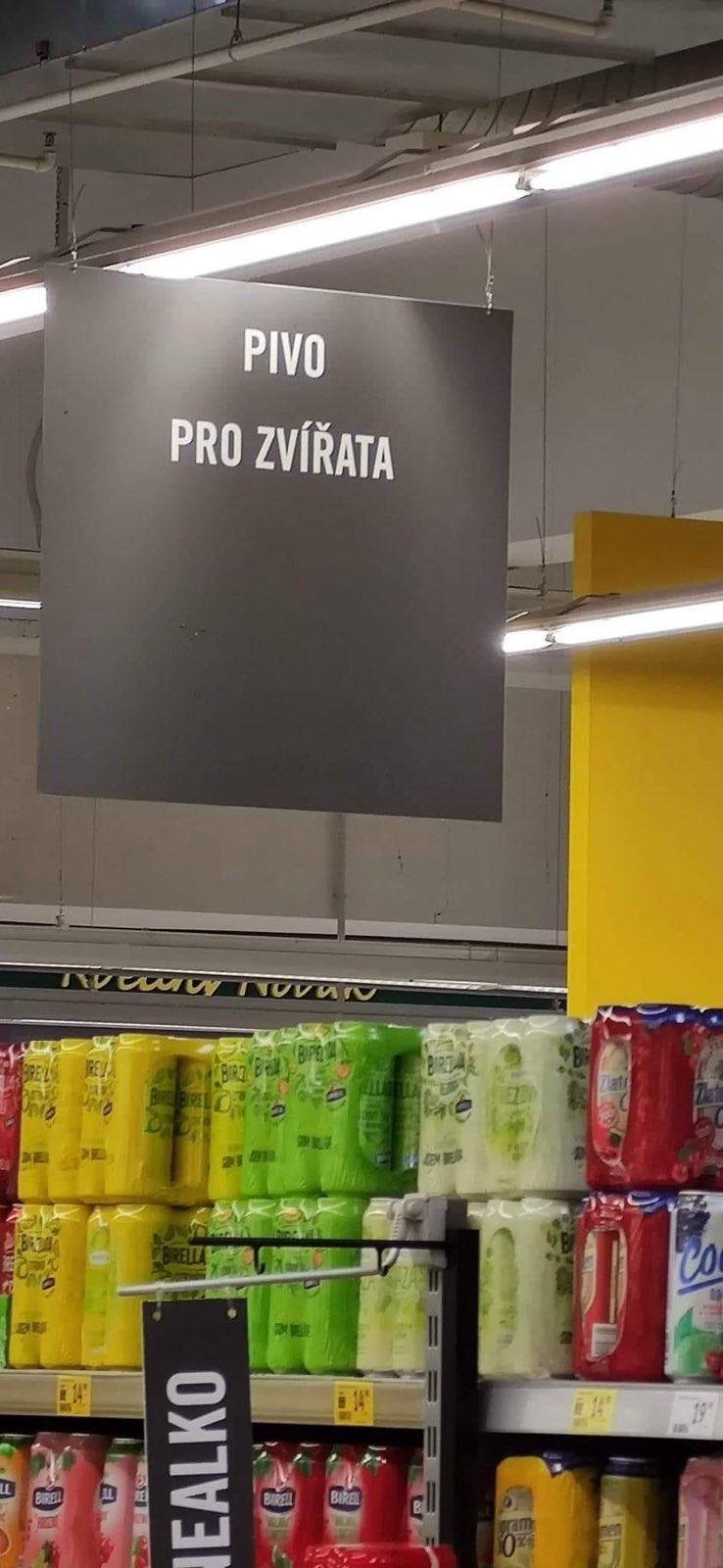 Obrázek pivo pro zvirata