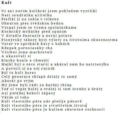 Obrázek poesie o Falickem kultu