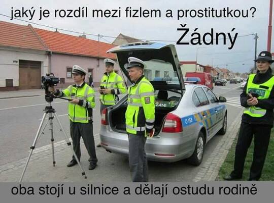 Obrázek policajt vs slapka