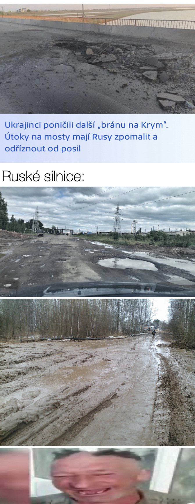 Obrázek ponicena ruska silnice
