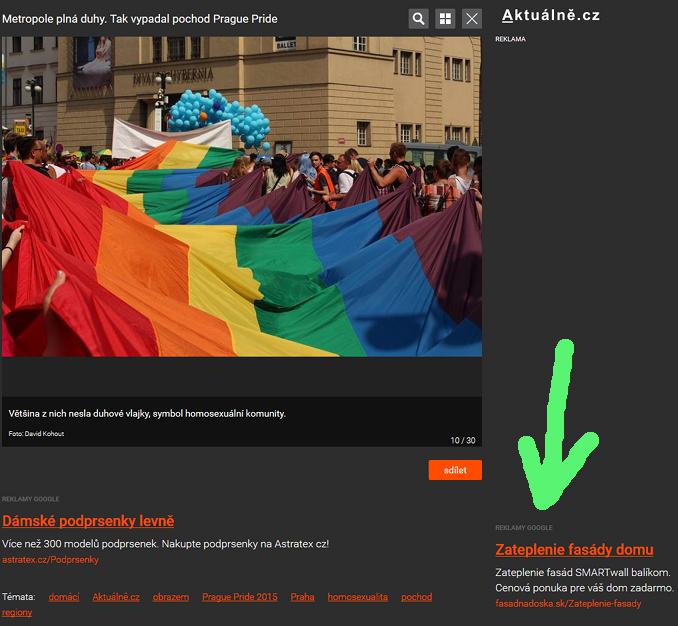 Obrázek praha pride2015 kontextova reklama