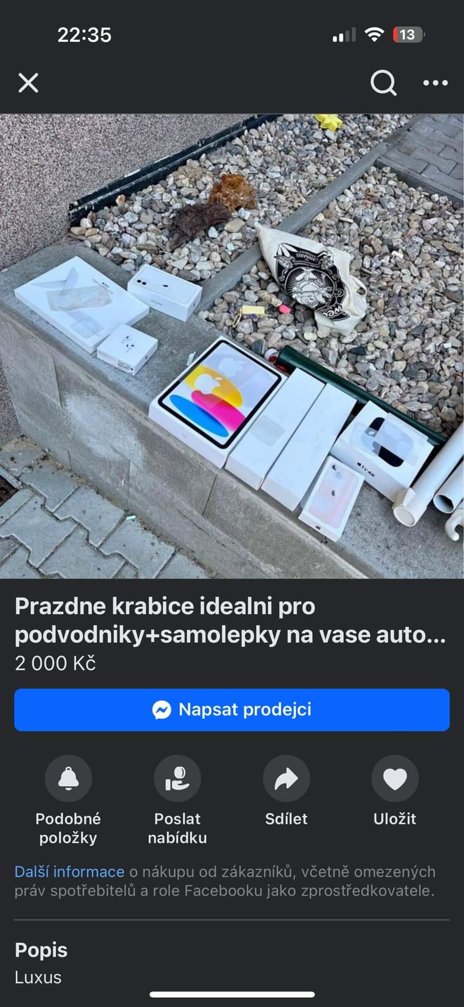 Obrázek prazde obaly na ojeby