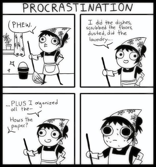 Obrázek procrastination  