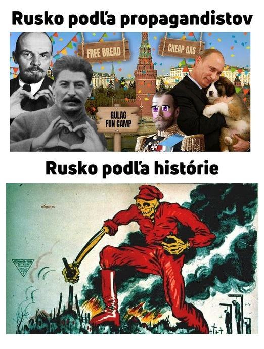 Obrázek propaganda vs historia