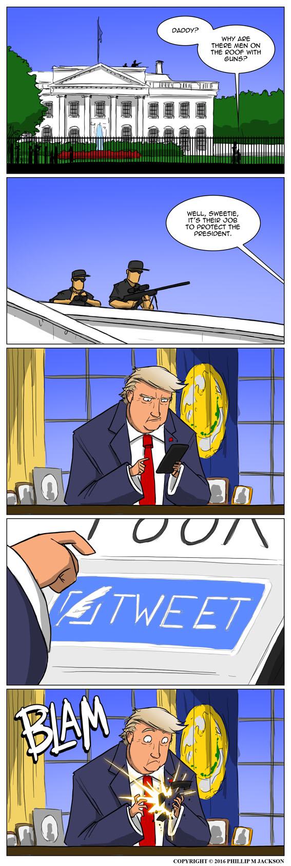 Obrázek protecting trump