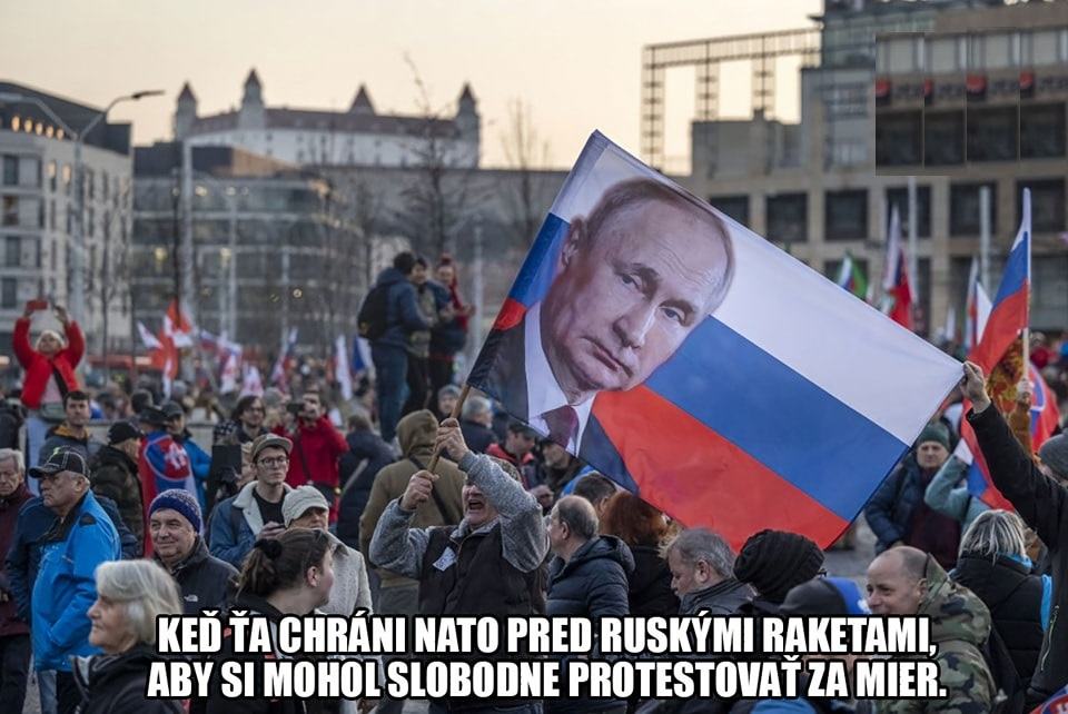 Obrázek protest za putina