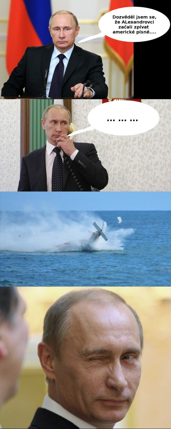 Obrázek putin a alexandrovci 