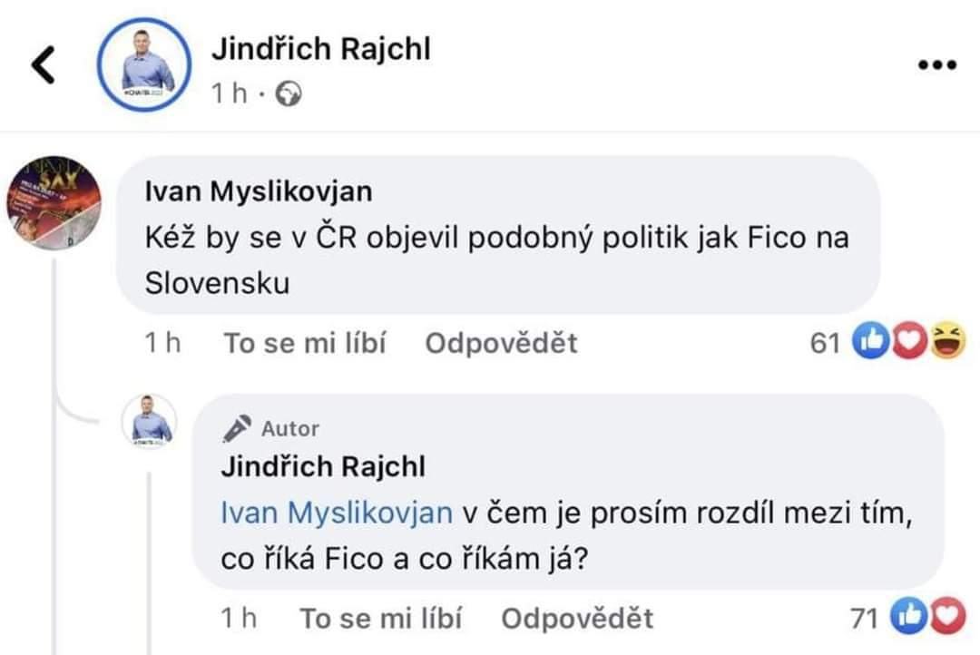 Obrázek rajchl je taky levicovy mafian