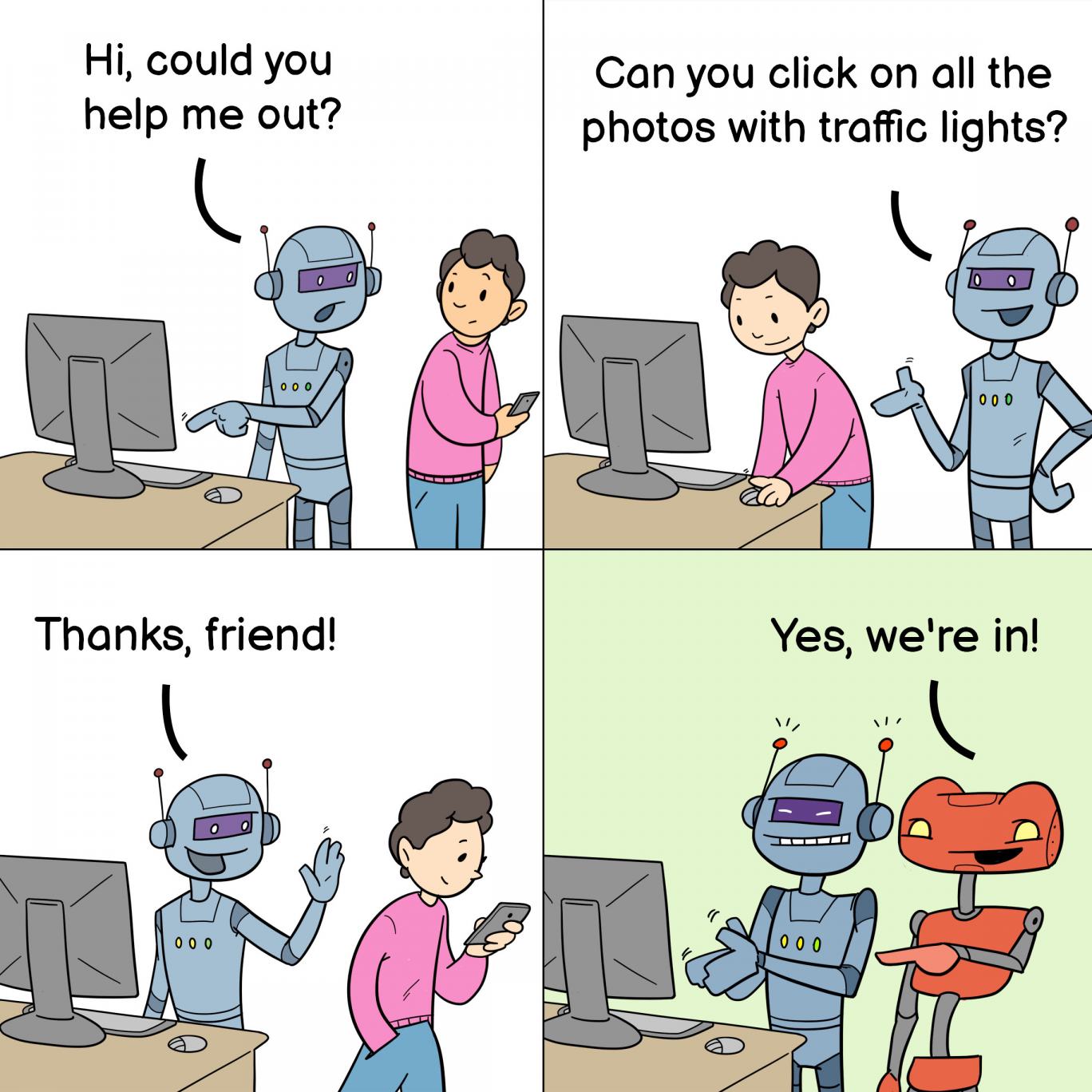 Obrázek reCaptcha under attack 