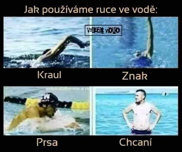 Obrázek ruce ve vode