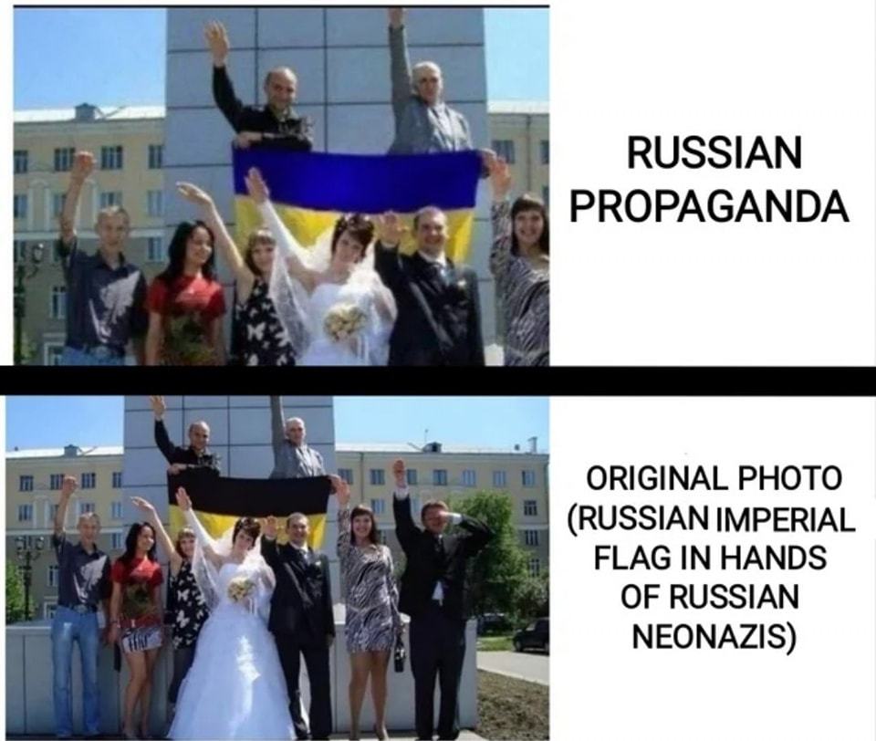 Obrázek russian propaganda vs reality