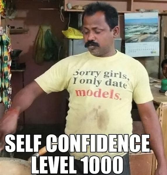 Obrázek self confidence lvl1000